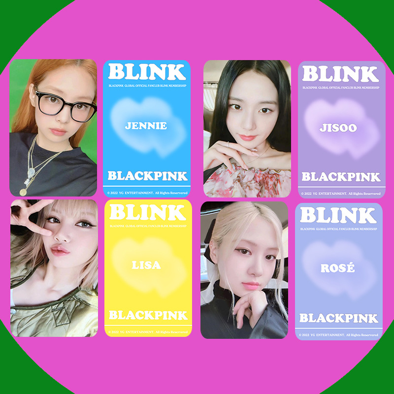 Thẻ ảnh bo góc 32 tấm lomo Blackpink