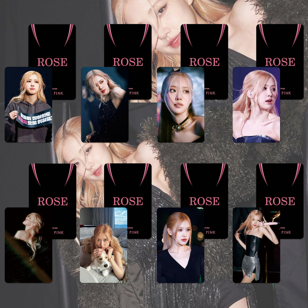 Set 32 tấm lomo thành viên Blackpink bo góc card Jennie Jisoo Lisa Rose