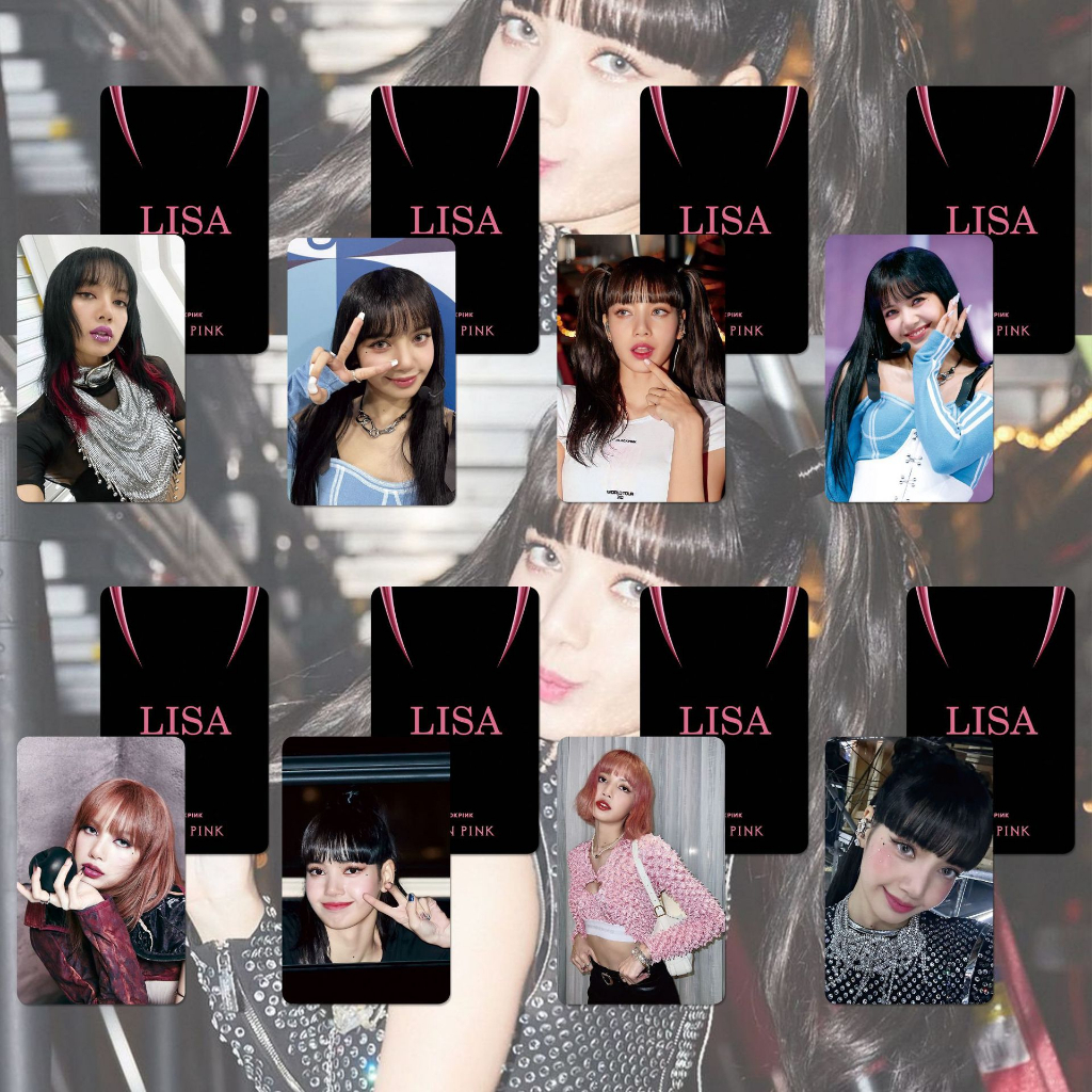 Set 32 tấm lomo thành viên Blackpink bo góc card Jennie Jisoo Lisa Rose