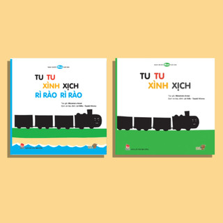Combo 2 cuốn sách - tranh truyện ehon nhật bản: tu tu xình xịch, tu tu xình xịch rì rào rì rào