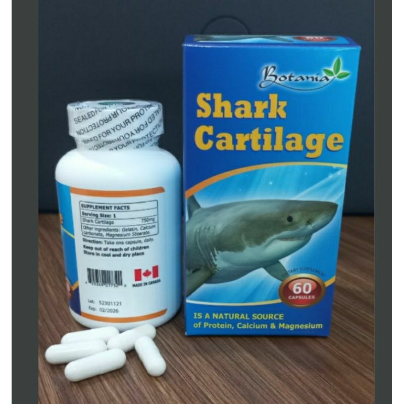 ✅ Shark Cartilage Botania – Sụn vi cá mập giúp nuôi dưỡng khớp, giảm thoái hóa khớp, khô khớp, đau khớp thoát vị đĩa đệm