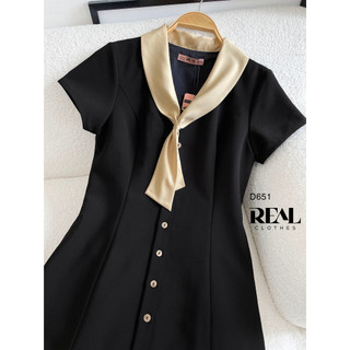 Đầm công sở muse màu đen MỚI_REAL