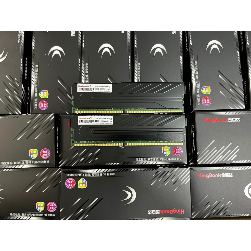 Ram máy tính KINGBANK 16Gb DDR4 2666Mhz/ 3200MHz Intel UDIMM - New 100%