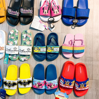 P42 Dép slipper bé trai bé gái hàng VNXK dư xịn mix hãng