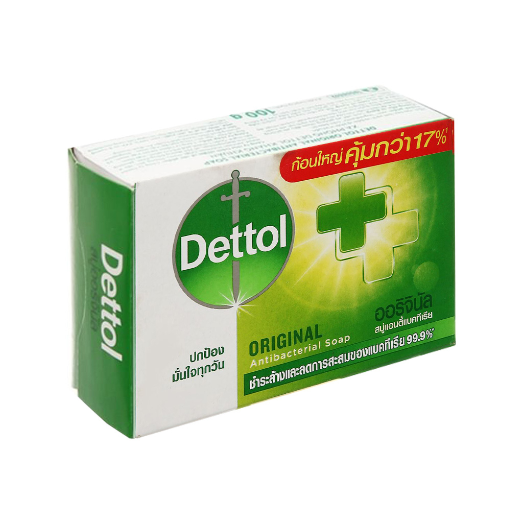 Xà Phòng Kháng Khuẩn Dettol Thái Lan 100 gram