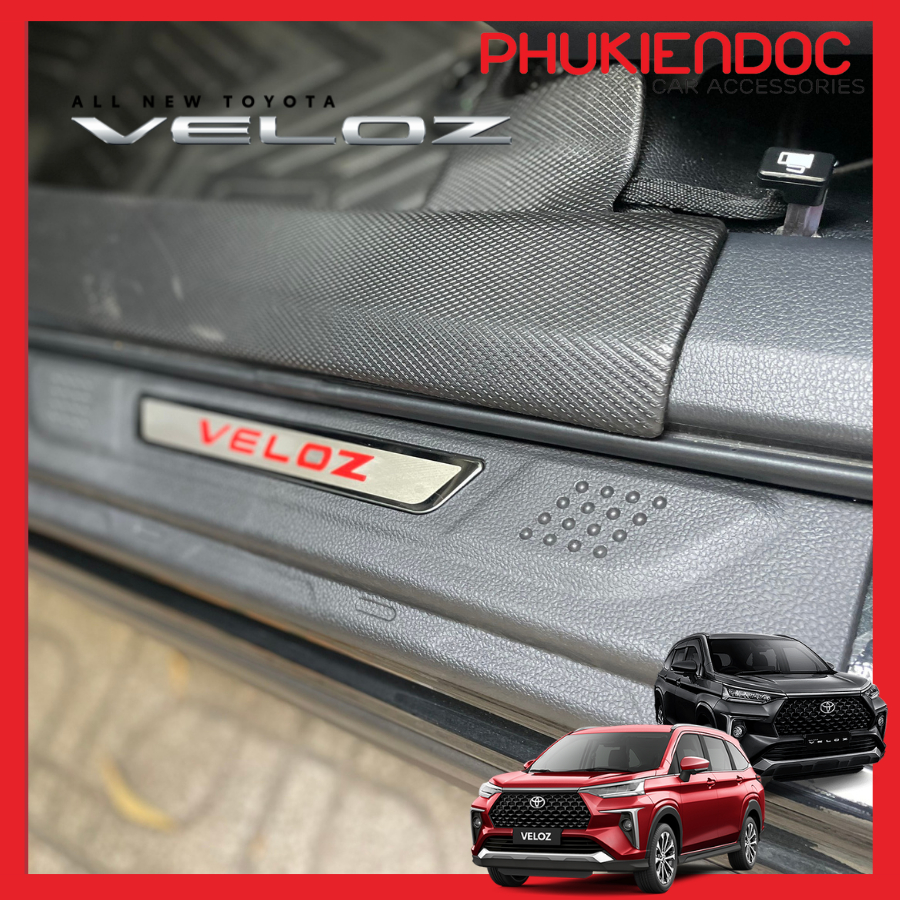 Bộ Ốp Chân Chống Trầy Toyota Veloz/Avanza 2020 - 2023 Nhập Khẩu