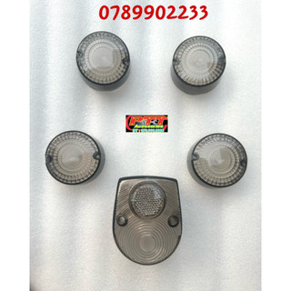 Bộ chụp xi nhan + đèn hậu xe cub 81 khói