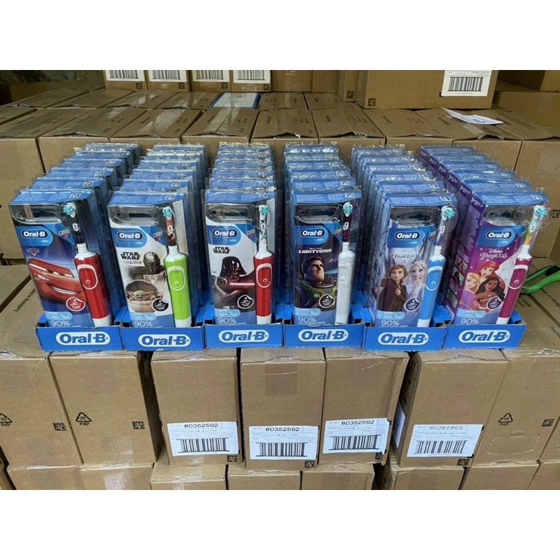 Bàn chải điện / Đầu thay thế oral-b trẻ em, bé trai, bé gái, hàng nội địa Đức made in Hungary