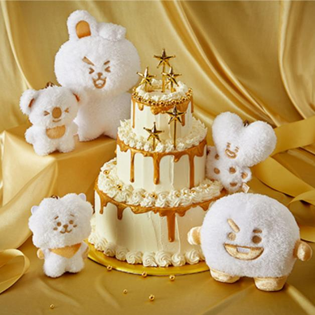 Mô hình bông BT21 TWINKLE STANDING DOLL 18cm