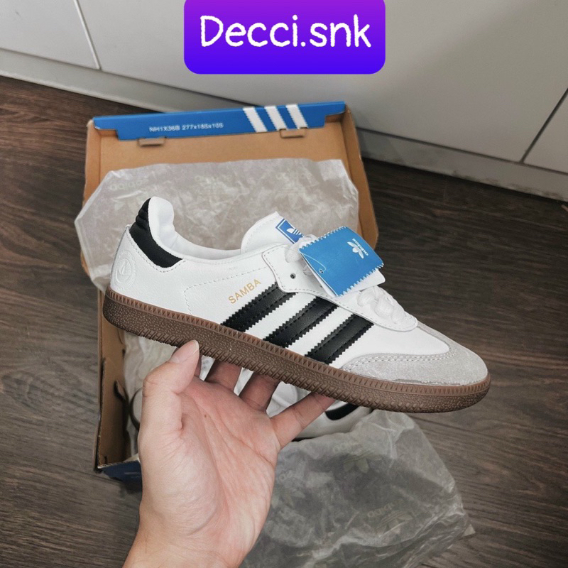 Giày Thể Thao Adidas Samba OG Black White Trắng Sọc đen Full Box Bill