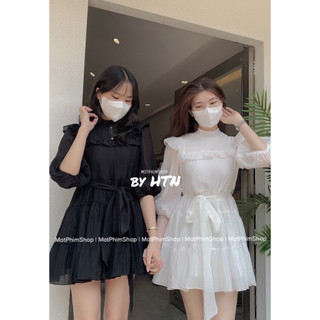 ĐẦM ĐŨI THẮT DÂY 3 MÀU