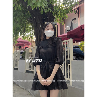 ĐẦM ĐŨI THẮT DÂY 3 MÀU