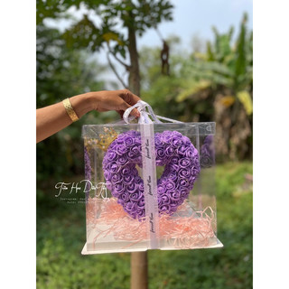 Hộp quà tặng tim hoa - Quà tặng sinh nhật, kỉ niệm ngày cưới, ngày yêu đặc biệt