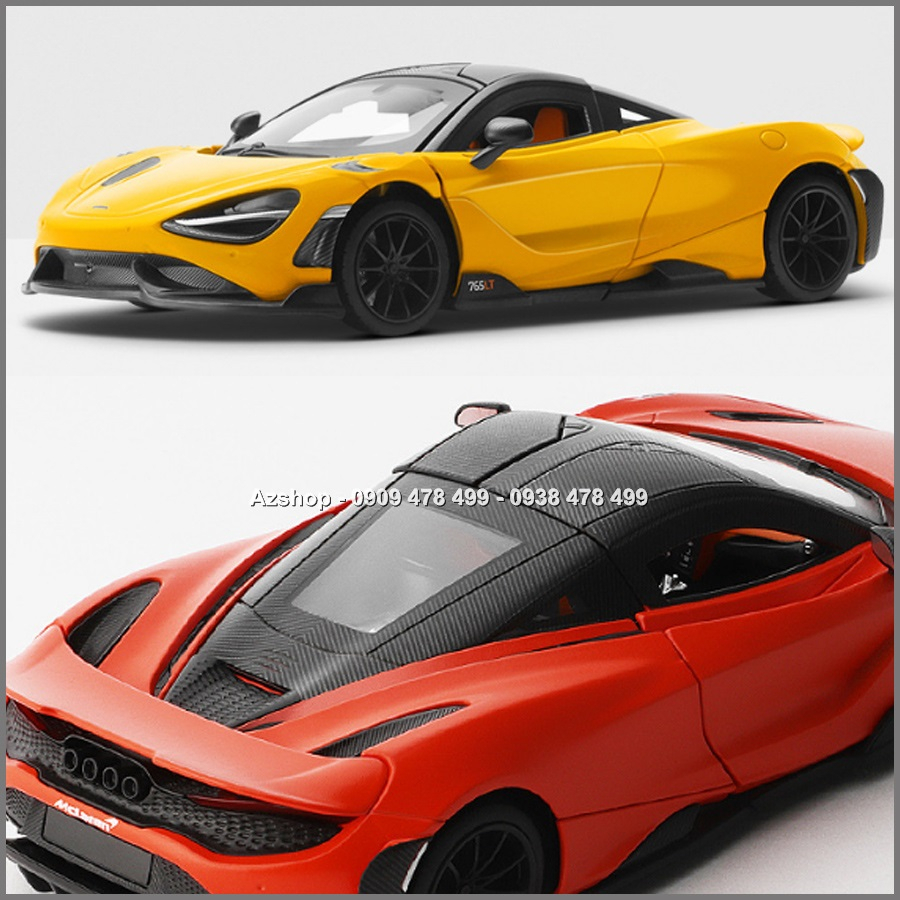 Xe Mô Hình Kim Loại Tỉ Lệ 1:24 - McLaren 765 LT - Caipo