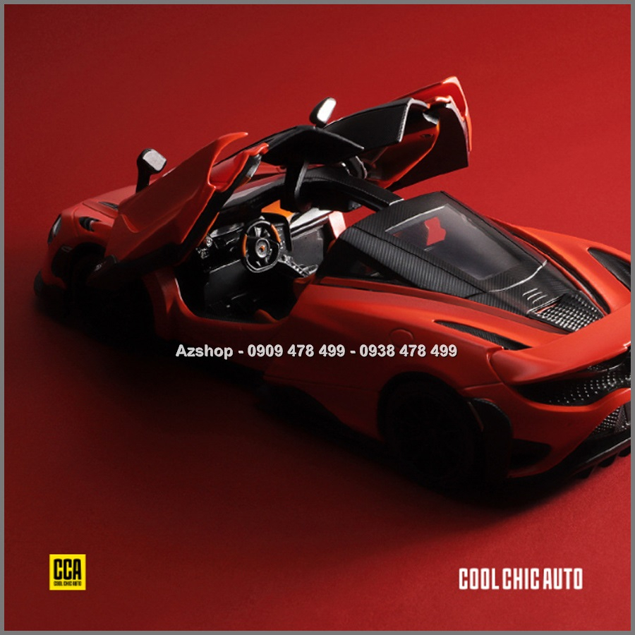 Xe Mô Hình Kim Loại Tỉ Lệ 1:24 - McLaren 765 LT - Caipo