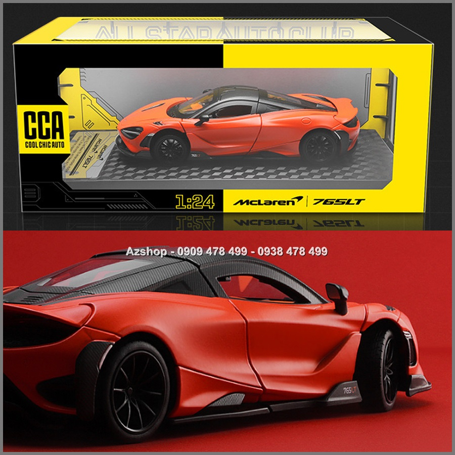 Xe Mô Hình Kim Loại Tỉ Lệ 1:24 - McLaren 765 LT - Caipo