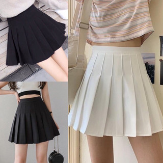 Chân váy xếp ly YSUN dáng chữ A lưng cao phong cách tennis xòe kiểu xếp li ngắn thời trang