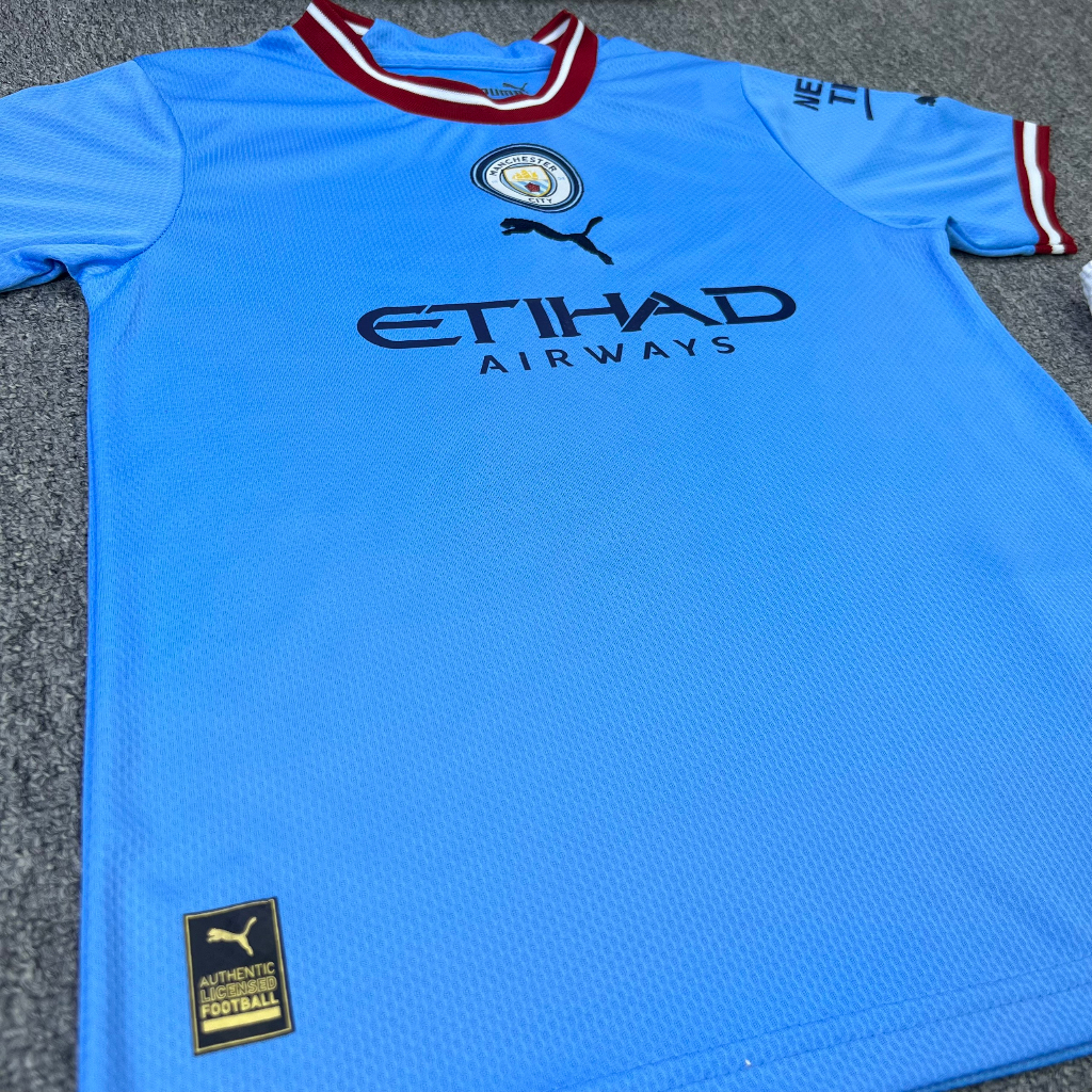 Áo bóng đá trẻ em áo đá banh Manchester city - mc -man city cho bé từ 1 đến 15 tuổi - aobongda999.vn