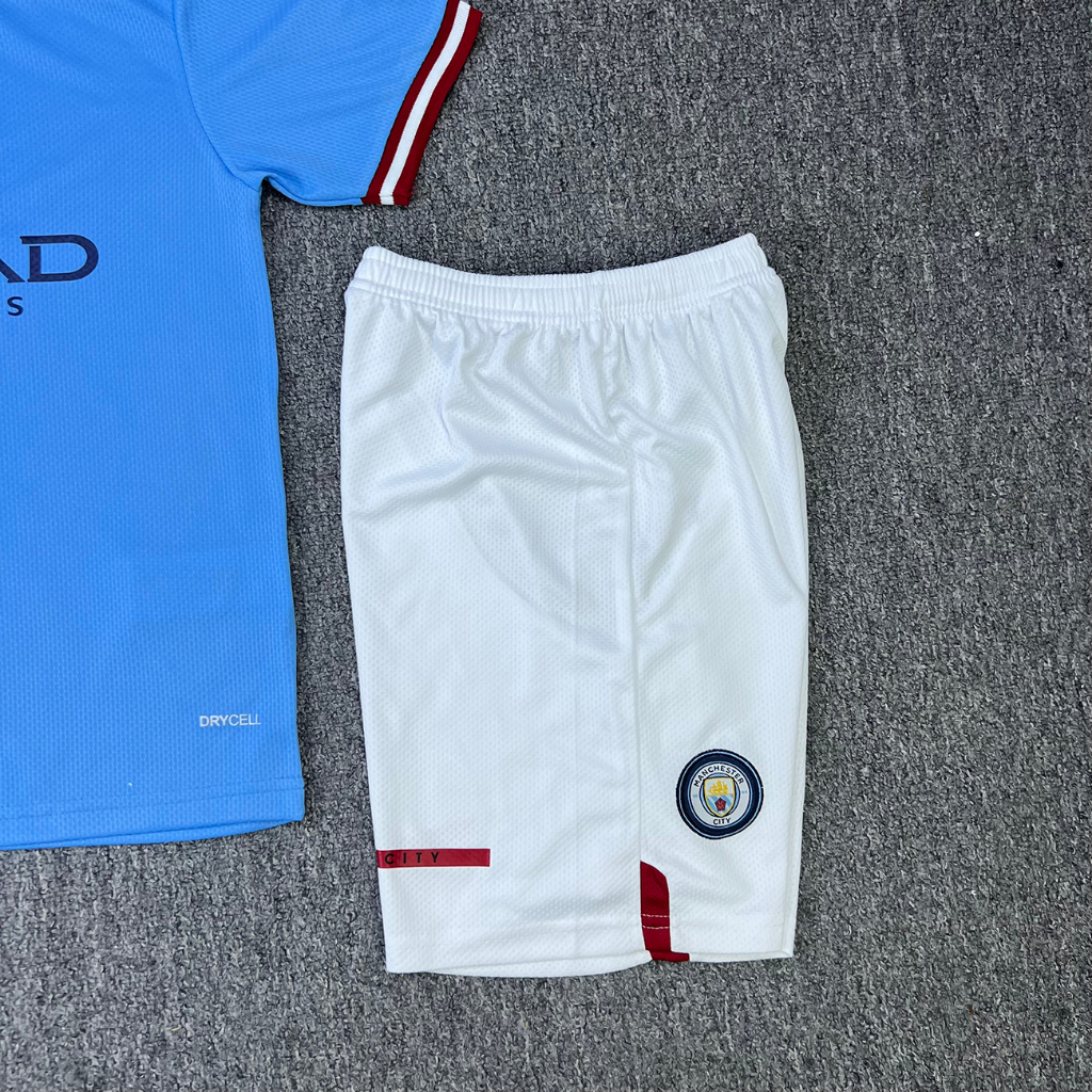 Áo bóng đá trẻ em áo đá banh Manchester city - mc -man city cho bé từ 1 đến 15 tuổi - aobongda999.vn