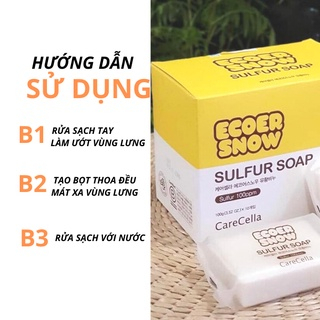 Xà phòng ngừa mụn lưng CARECELLA, giảm mụn lưng, làm sạch sâu giúp da luôn mịn màng