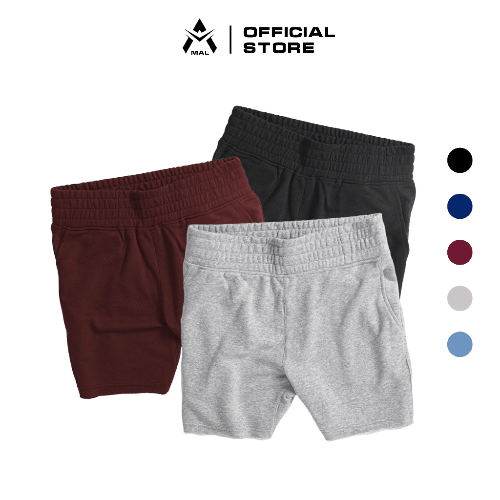 Quần short thể thao bản rộng MAL chât vải cotton co giãn, thoáng mát -MALQS003- MAL STORE