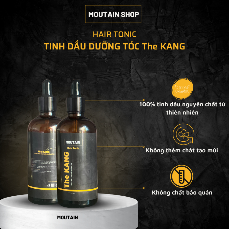 Tinh Dầu Dưỡng Tóc Kích Thích Mọc Tóc The KANG 100mL Hair Tonic  Moutain Shop