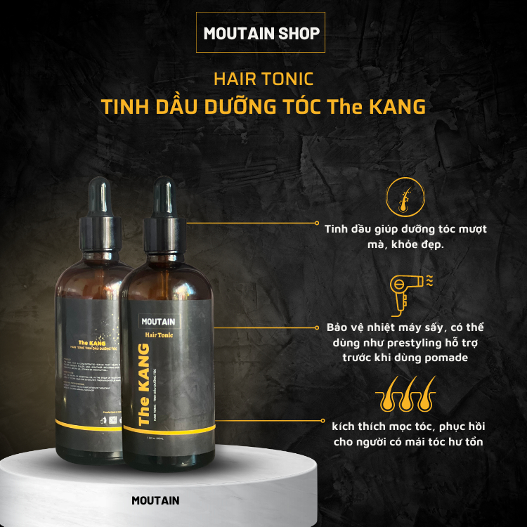 Tinh Dầu Dưỡng Tóc Kích Thích Mọc Tóc The KANG 100mL Hair Tonic  Moutain Shop