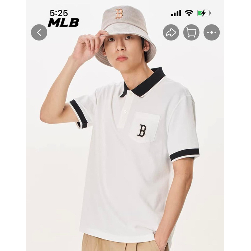 Áo polo MLB form nam