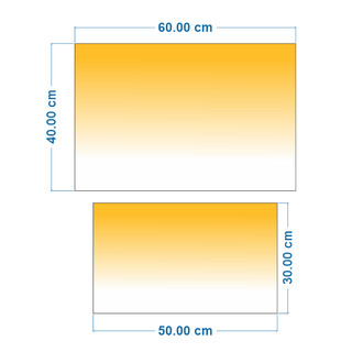Tranh dán hồ cá 3D - Decal dán bể cá kiểu Orange Sky