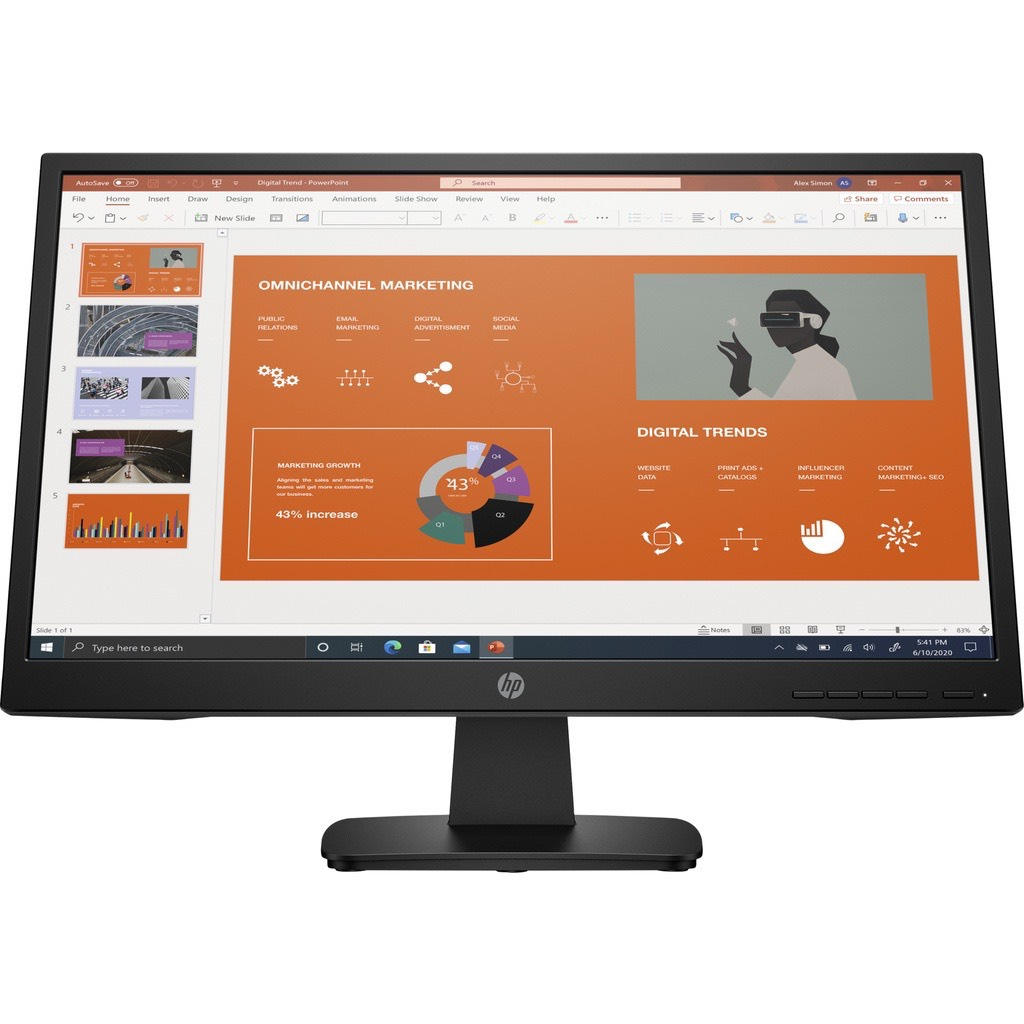Màn hình HP 21.5 inch FHD 60Hz P22va G4 453D2AA