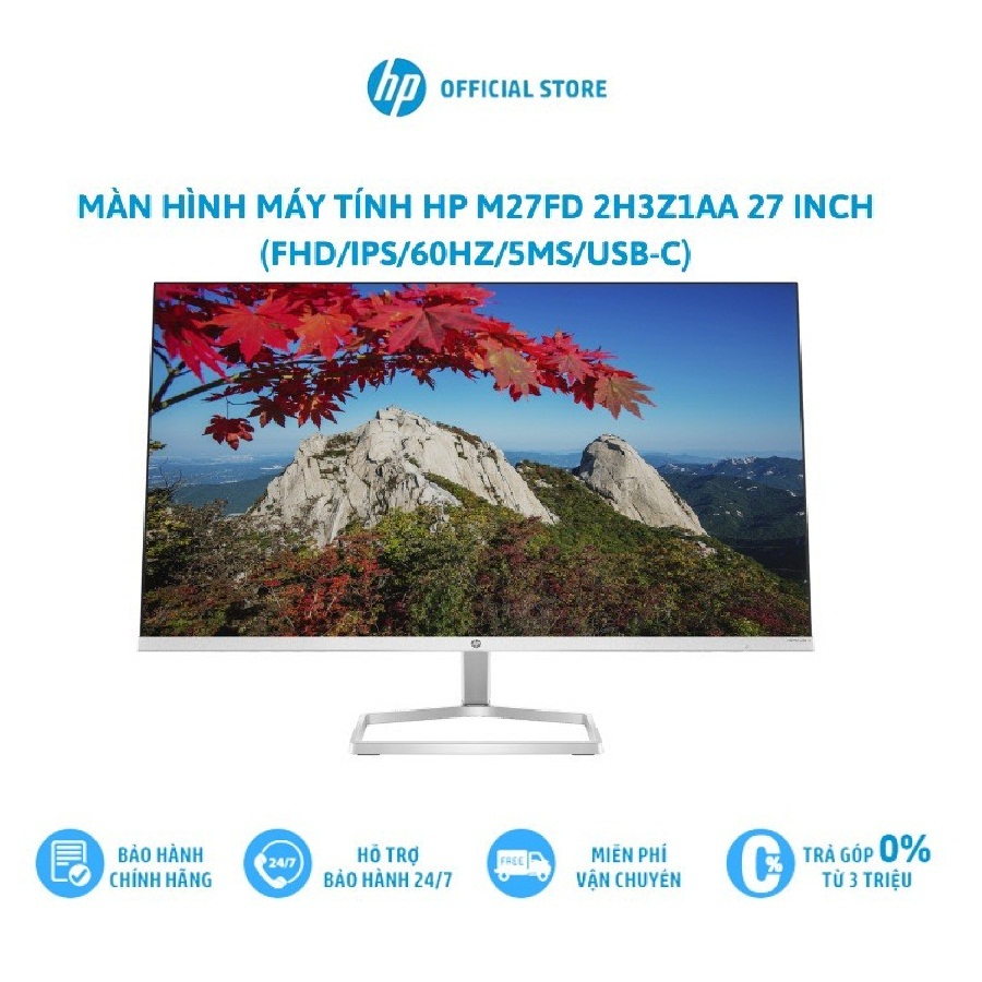 Màn hình HP 27 inch FHD IPS 60Hz USB Type-C M27FD 2H3Z1AA