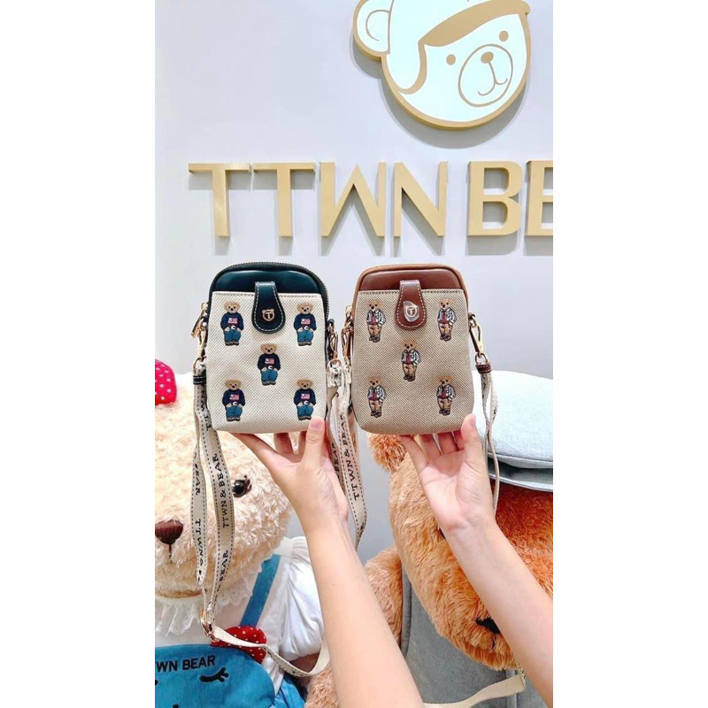 Túi điện thoại ttwn bear(chính hãng) sẵn