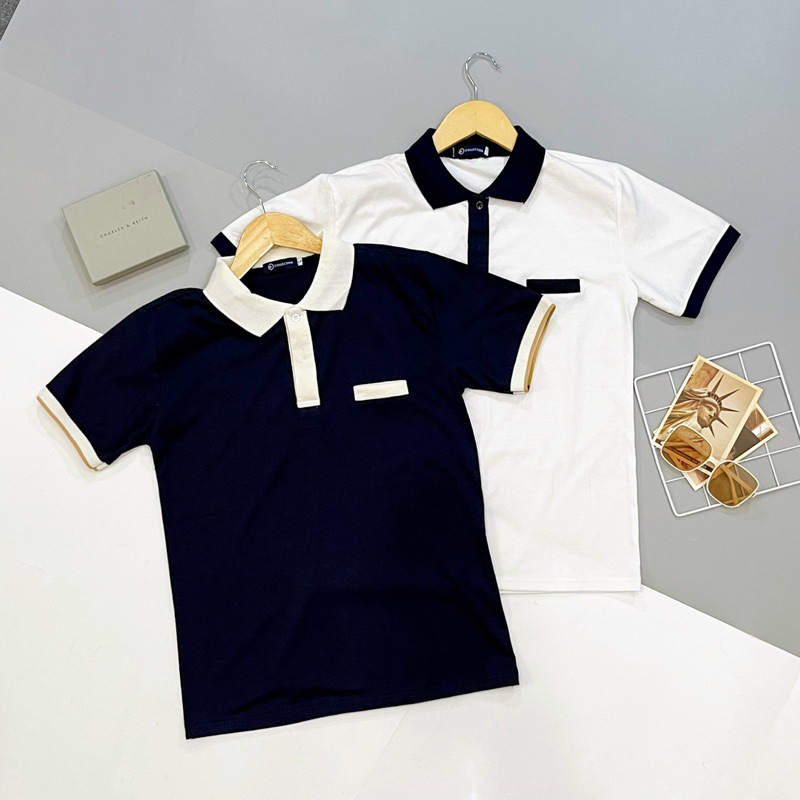 Áo thun nam cổ bẻ, áo polo nam phối thêu hình gấu form ôm dáng chất vải thun lạnh cotton thoáng mát