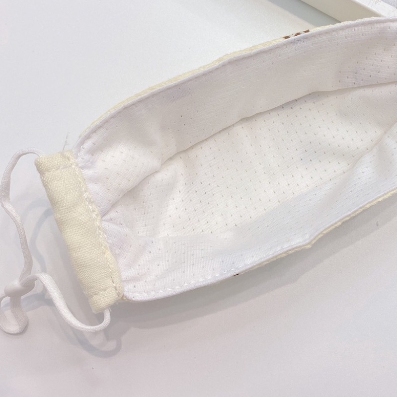 Khẩu trang vải xô muslin organic 3 lớp kháng khuẩn cho bé