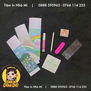 Set keo, dũa, que gỗ tặng kèm nailbox