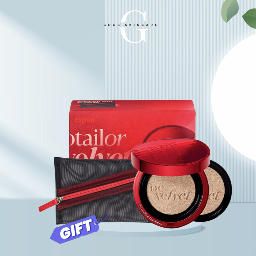 Phấn Nước Che Phủ Hoàn Hảo Espoir Pro Tailor Be Velvet Cover Cushion Tone 21 - 15g (Kèm Lõi + Túi)