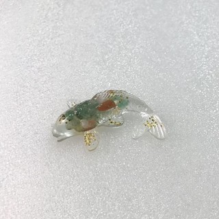 Cá Koi phong thủy (đá aventurine xanh)