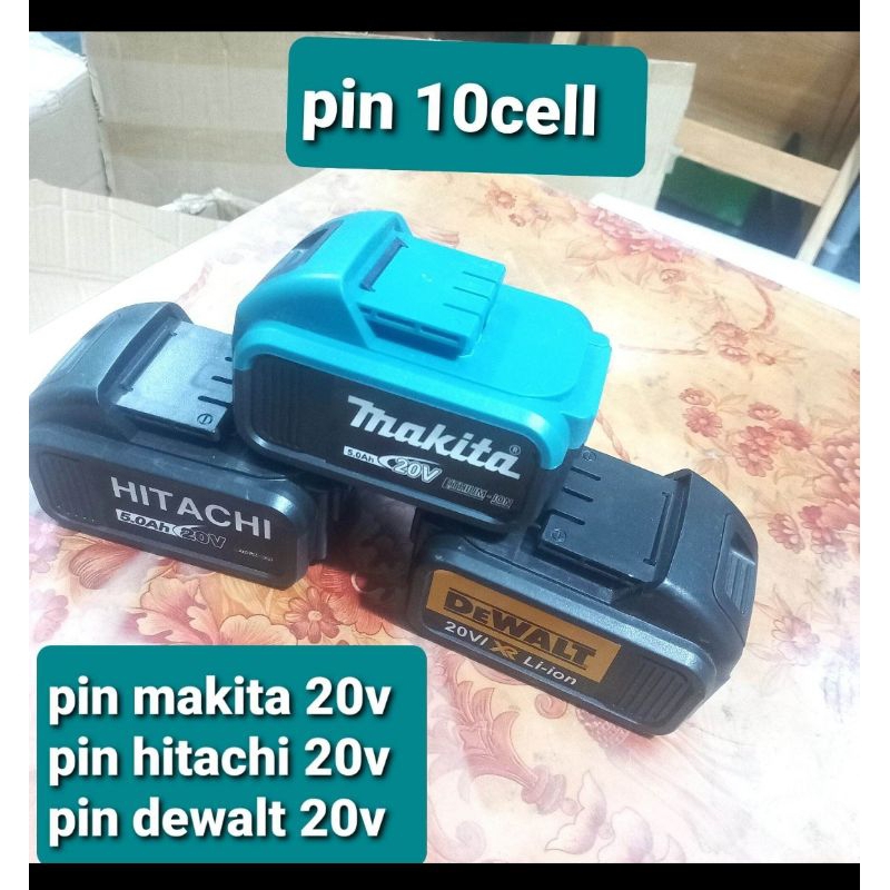 pin 10cell cho máy siết bu lông dewalt DFC887, pin ,makita 36v, pin 10cell dewalt36v, pin 10cell mấy makita DF3310D
