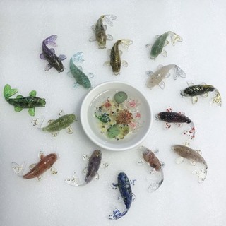 Cá Koi phong thủy (đá aventurine xanh)