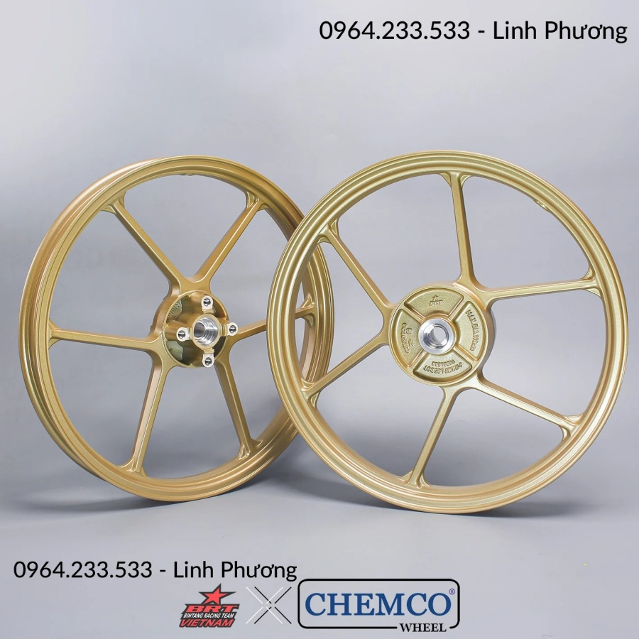 Hàng chính hãng Mâm Jupiter GOLD - 1.6-1.85-17 - BRT Chemco