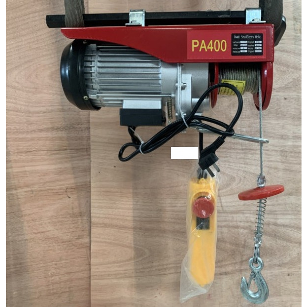 Tời điện PA400 (tải trọng 160 -320kg) - độ dài cáp 12M - 30M