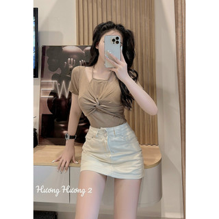 Áo xoắn yếm cột dây