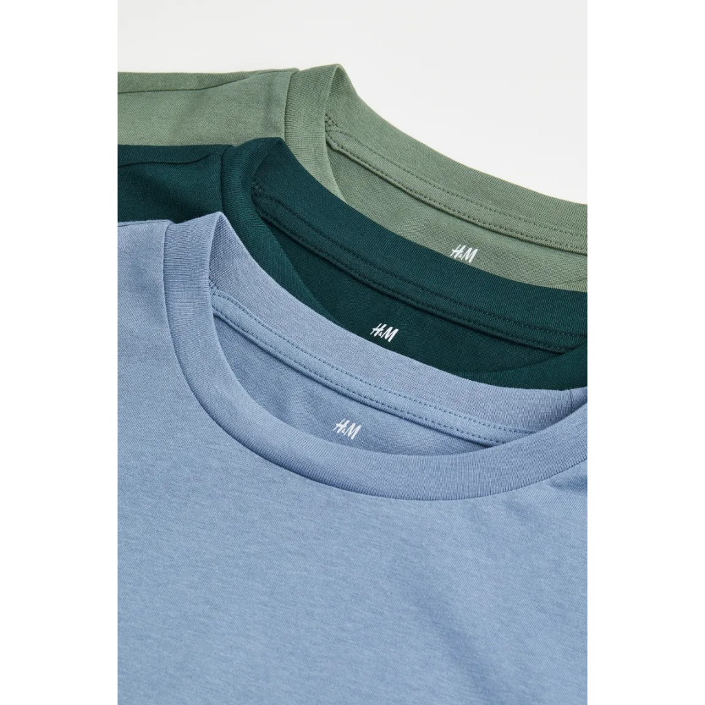 Set 3 áo phông nam HM HM_hàng chính hãng US JP