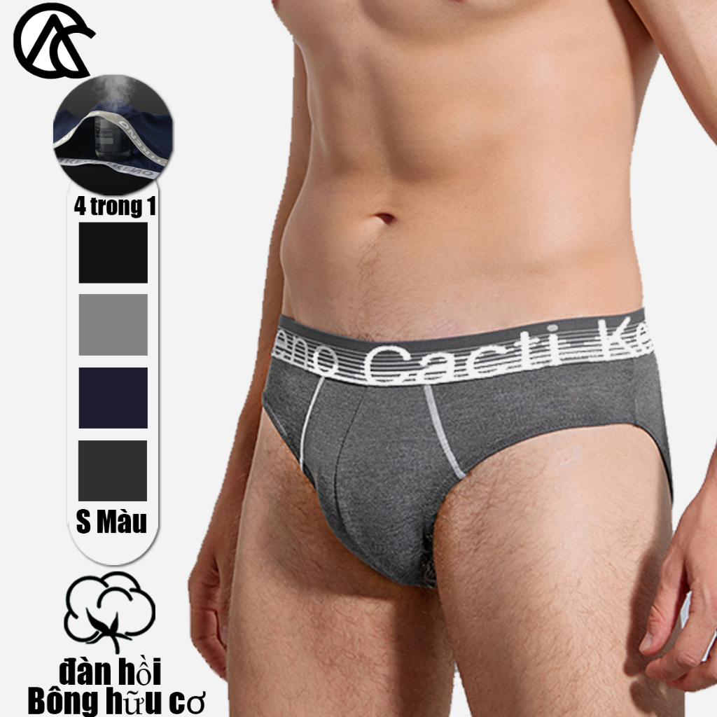 Cacti Keno combo 4 Quần lót nam Gợi Cảm Cho Nam Lót Boxer Mềm Mại Thoải Mái Thông Thoáng thấm hút mồ hôi tốt