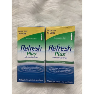 Nước nhỏ mắt Refresh Refresh Plus Lubricant Eye Drops 70 tép 9/24