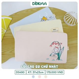 Gối cao su non Dokma thoáng khí DS490