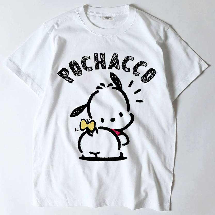 Áo Thun Pochacco Sanrio Nhật Bản Unisex Nam Nữ Trẻ Em