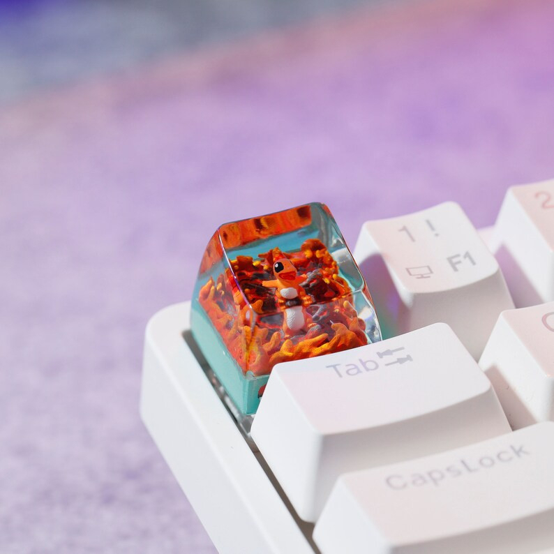 Keycap Pokemon Charmander Resin Dành Cho Bàn Phím Cơ