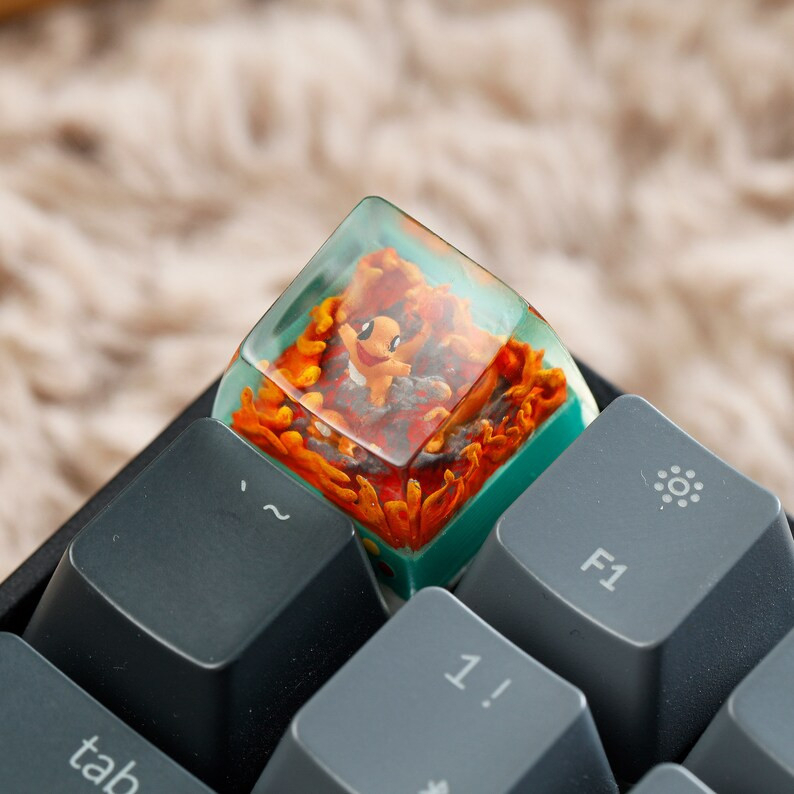 Keycap Pokemon Charmander Resin Dành Cho Bàn Phím Cơ