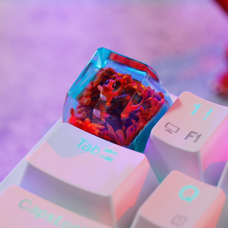 Keycap Pokemon Charmander Resin Dành Cho Bàn Phím Cơ